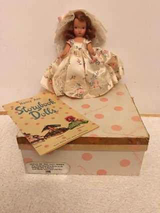 Vintage Plastic Nancy Ann Storybook Dolls Of The Day Series Born Sabbath Mib