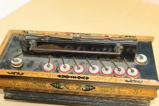 Antique Organetto/Accordian/Concertina/Squeeze Button Box - Needs Restoration 7