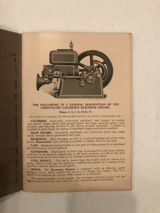 Hercules Instruction Parts Book Antique Hit And Miss Gas Engine 4