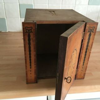 Antique Inlayed Wooden Furniture Insert / Box / Hidden Compartment