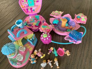 Vintage Bluebird Polly Pocket Compact Playsets