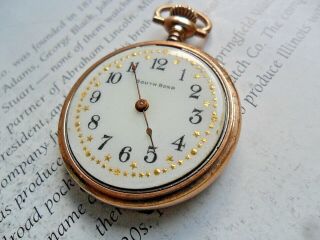 Antique 1911 South Bend 15 Jewel 0 Size 20 Year G/f Open Face Case Pocket Watch