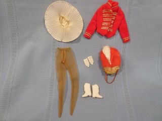 Vintage Barbie Outfit 0875 Drum Majorette 1964 Almost Complete,  Very Good Cond.
