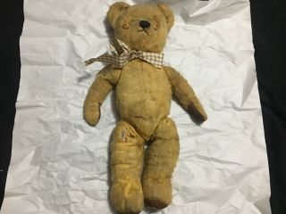 Antique Chad Valley? Mohair Jointed Stuffed Bear Rough Shape