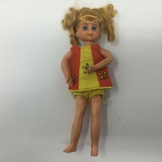 1965 TUTTI DOLL AND BABY By Mattel Barbie ' s Little Sister with TUTTI 2