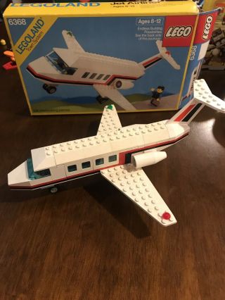 Lego Jet Airliner 6368 Town System 1985 Vintage Legoland