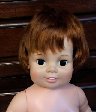 1970s Vintage 1972 - 1973 Ideal Corp Vinyl Baby Crissy Grow Hair Doll 24 