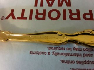 Oneida Flatware Community Gold 4 set Napkin Holder vintage spoon knife fork 5