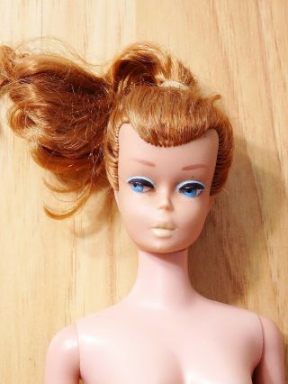 Vintage Redhead Swirl Ponytail Barbie Doll