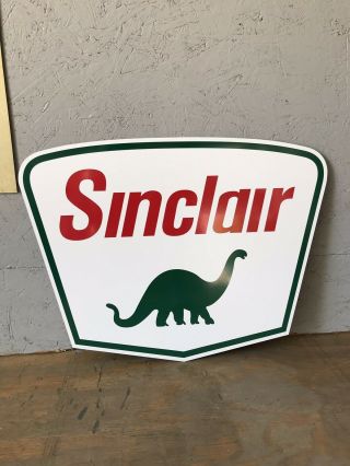 Antique Vintage Old Style Sinclair Dino Sign