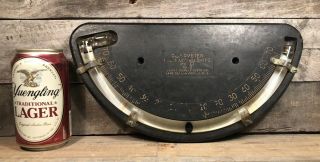 Ww2 Us Navy Glass Ships Clinometer Mk Iv Chaney Authentic Rare 1943 Wow