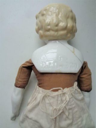 Antique 1800s German China Head Doll 18 