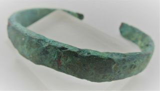Ancient Viking Bronze Bracelet Norse Jewelery Circa 900 - 1000ad