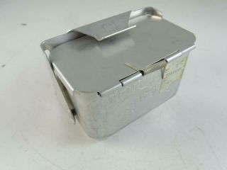 Vintage Fishing Bait Baffler Box Holder Belt Goold Mfg Twin Falls Ia Aluminum