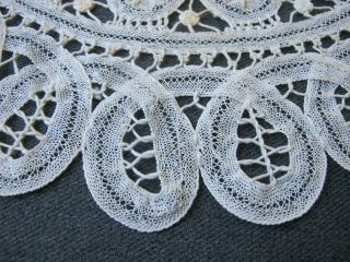 Vintage creamy lace large collar 9631b 5