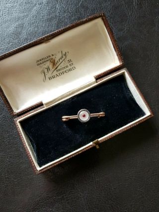 Vintage Antique Victorian Brooch Pin Wonderful Mop Circular Unusual Design Pin ♡
