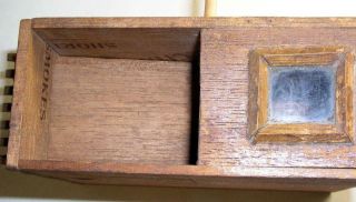 Antique Wooden Pine Bee Lining Or Hunting Box Apiary Beekeeping W Glass Window 7