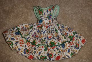 Vintage Doll Dress Fits Madame Alexander Cissette And Small Size Clone Dolls