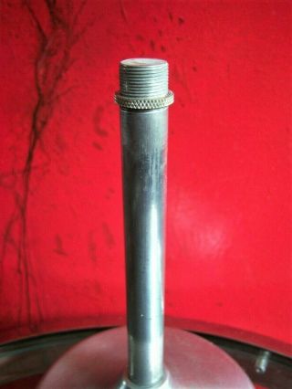 Vintage RARE 1940 ' s Turner C - 1 desk microphone stand chrome old antique Shure 3