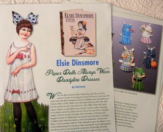 11p History Article Pics - Antique Elsie Dinsmore Paper Dolls