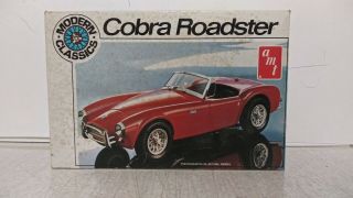 Vintage Amt 1/25 Scale Cobra Roadster Plastic Model Kit