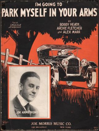 1926 Automobile Vintage Sheet Music I 
