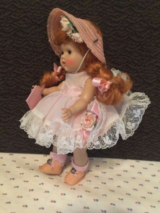1950 ' s Vintage Strung Ginny Doll Gorgeous Red Head in Complete Outfit Minty 2