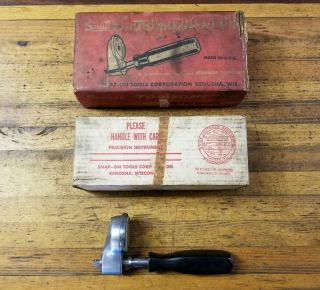 Vintage Snap On Tools Torqometer Torque Wrench 1/4 Drive Antique Mechanics Tools