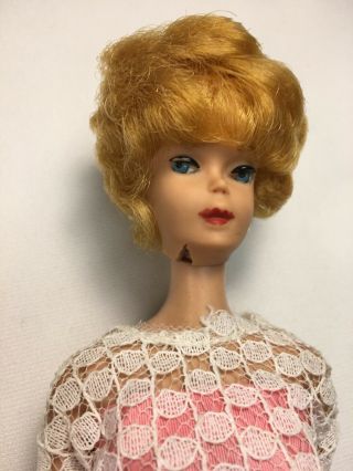 Vintage 1960 ' s Japan Straight Leg Blonde Bubble Cut on Midge Barbie Body 2