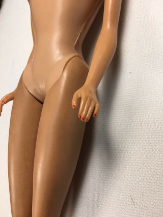 Vintage 1960 ' s Japan Straight Leg Blonde Bubble Cut on Midge Barbie Body 7