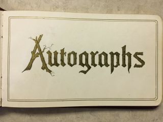 Antique Autograph Book 1882 Carbondale,  PA Artwork 5