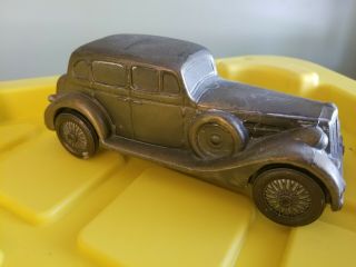 Banthrico Bank 1937 Packard V12 Coin Piggy Bank Vintage/antique Car Collector