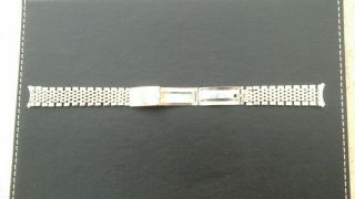 Vintage Omega Beads Of Rice Bracelet Spares " 18mm " 1037 No 12 570 Ends