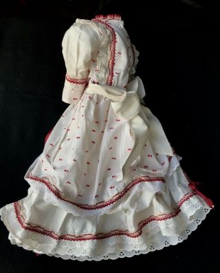 Long French Fashion Doll Dress Antique Style for 60cm 24in Antique Doll 5