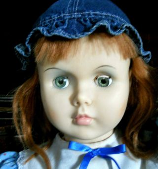Vintage Doll Nasco 34” Companion Patti Playpal? Doll & Creepy Big Girl