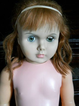 Vintage Doll Nasco 34” Companion Patti Playpal? Doll & Creepy Big Girl 6