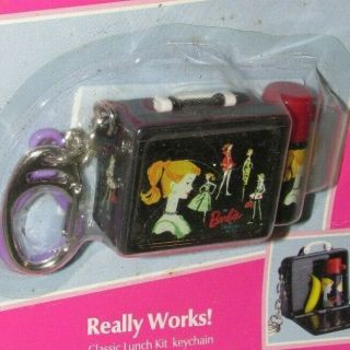 Barbie Lunch Kit Keychain Vintage 1999 On Card