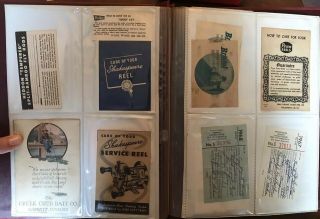 Set Of Vintage Fishing Licenses,  Reel,  & Related Documents 2