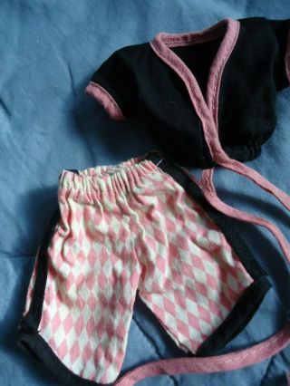 1950 ' s Vintage Black,  White & Pink Shorts & Top Fits Jill Jan LMR no tag EVC 3