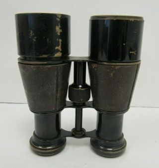 Vintage Antique French Made Binoculars With Case - Sal L68