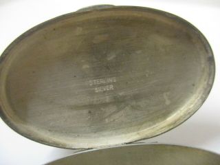 Vintage Sterling Silver Snuff Box 2