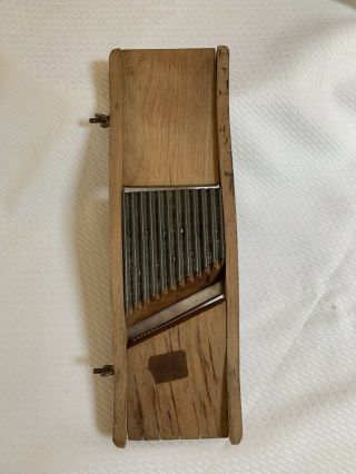 Antique/vintage Wooden Mandolin Food Slicer
