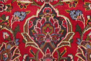 Vintage Traditional Floral RED Area Rug Hand - Knotted Living Room Carpet 10 ' x13 ' 10