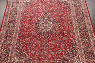 Vintage Traditional Floral RED Area Rug Hand - Knotted Living Room Carpet 10 ' x13 ' 4