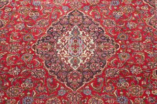 Vintage Traditional Floral RED Area Rug Hand - Knotted Living Room Carpet 10 ' x13 ' 5