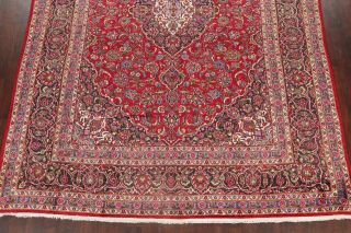 Vintage Traditional Floral RED Area Rug Hand - Knotted Living Room Carpet 10 ' x13 ' 6