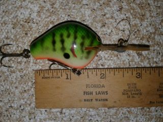 Vintage Bagley Lure - All Brass - Great Color - Collectible Bait - Weighted Lip