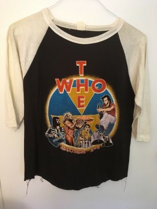 Vintage The Who 1979 Concert Tour T Shirt