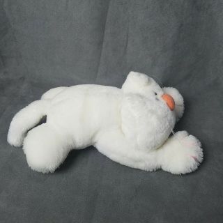 Applause Vintage White Cat Kitten Plush Toy Stuffed Animal 4
