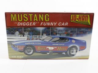 Mustang Digger Funny Car Jo - Han 1:25 Gc - 2100 Vintage Model Kit
